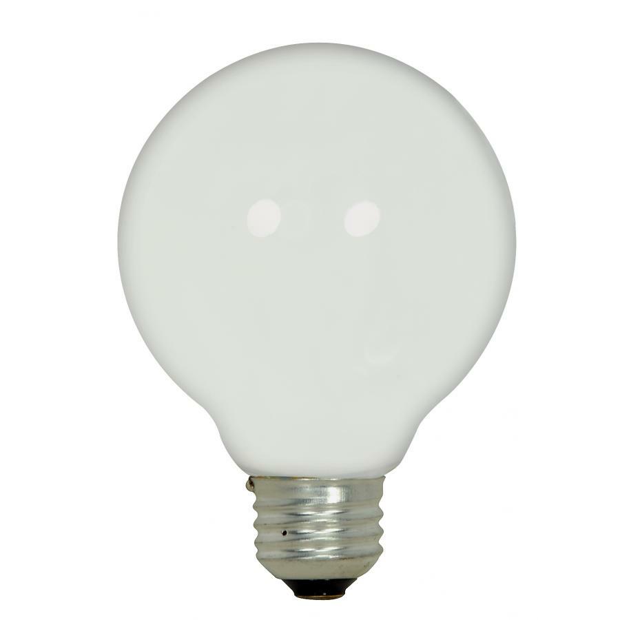 S2438 EXCEL Decorative Dimmable Halogen Lamp, 43 W, E26 Lamp Base, G25 Globe Shape, 120 VAC