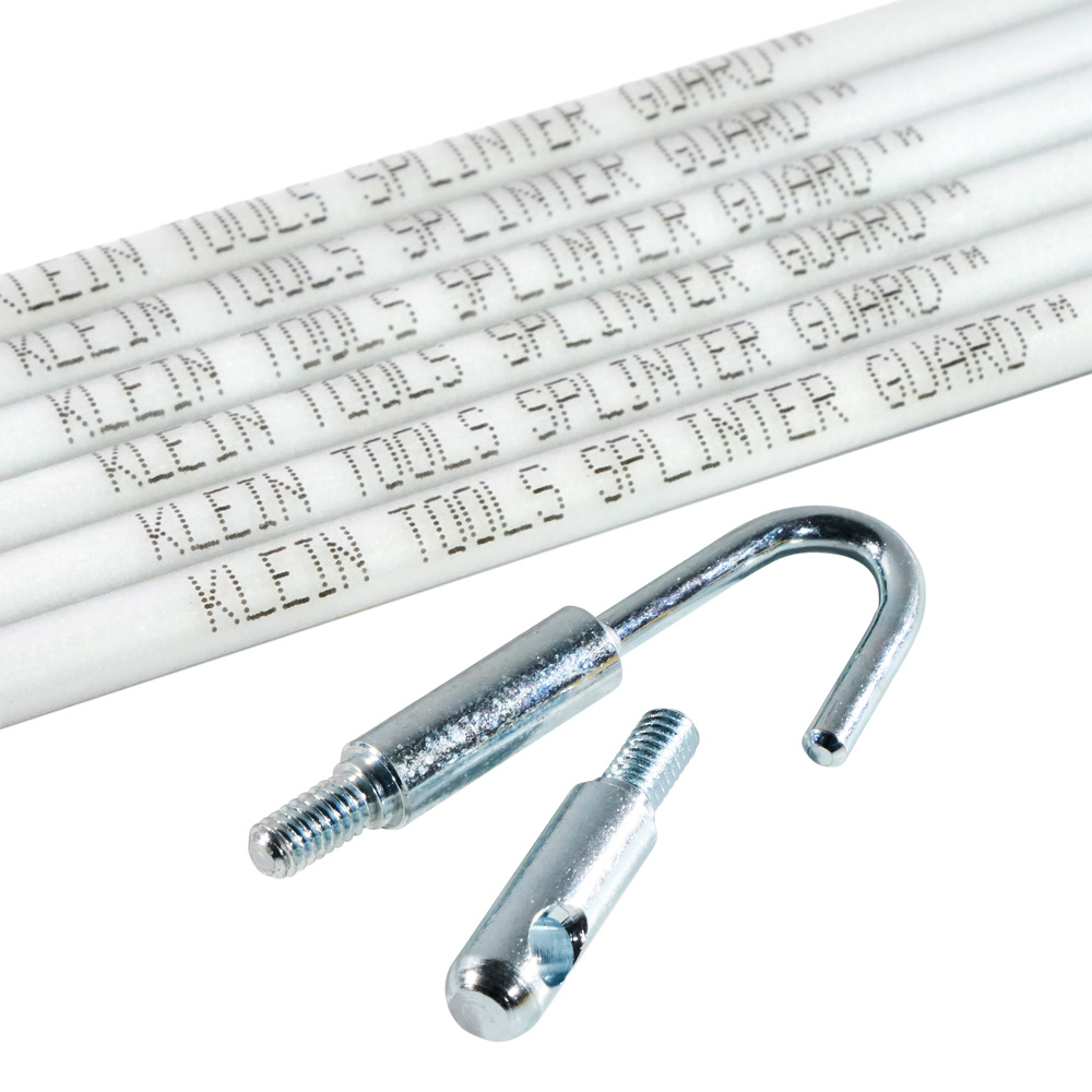 56409 Glow Rod Set, 9 ft L, 3/16 in Dia Pole, Fiberglass
