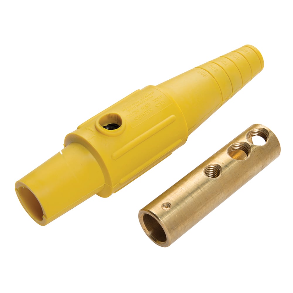 PS40FBY Series 16 In-Line Connectors, Yellow