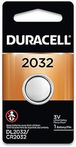 DL2032BPK Coin Battery, Lithium-Manganese Dioxide, 3 V DC Nominal, 200 mAh Nominal, 2032, 3.3 V DC Charge
