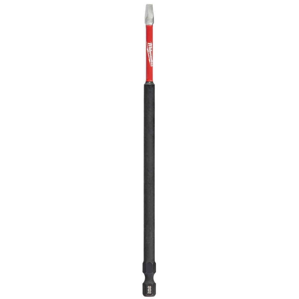 48-32-4215 Shockwave Impact Duty Impact Power Bit, #2 Square Point, 6 in OAL, 1/4 in, Custom Alloy76 Steel