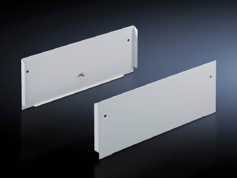 8600510 Side Panel, For Use With TS Series 20 in Cable Chamber, Sheet Steel, Light Gray