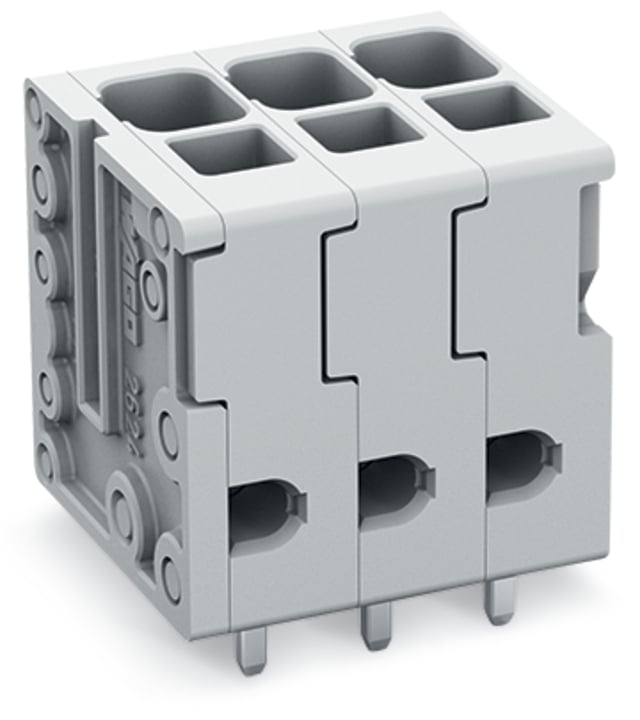 2624-3108 Operating Tool PCB Terminal Block, 630 V, 41 A, 24 to 10 AWG Wire, 8 Poles, Through-Hole Mount