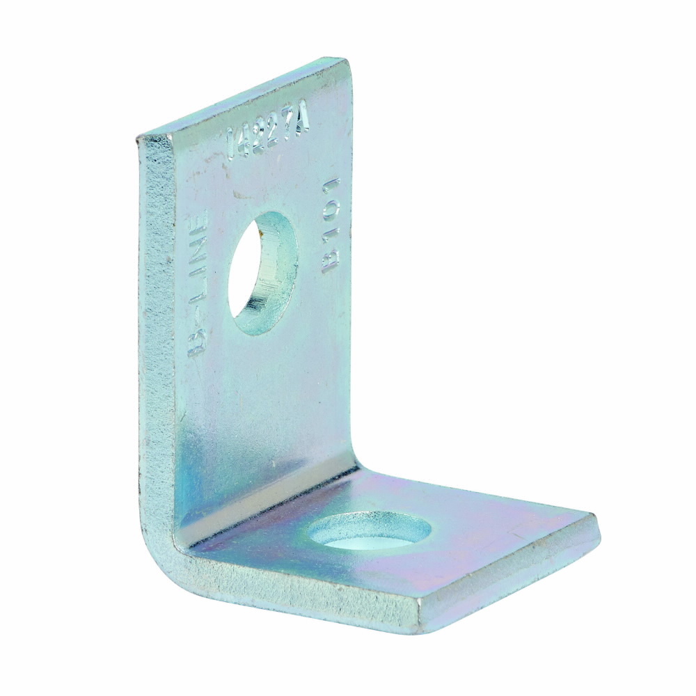 B101GRN 90 deg Corner Angle, 2 Holes, 2-5/16 in L x 1-5/8 in W x 7/32 in THK, Steel