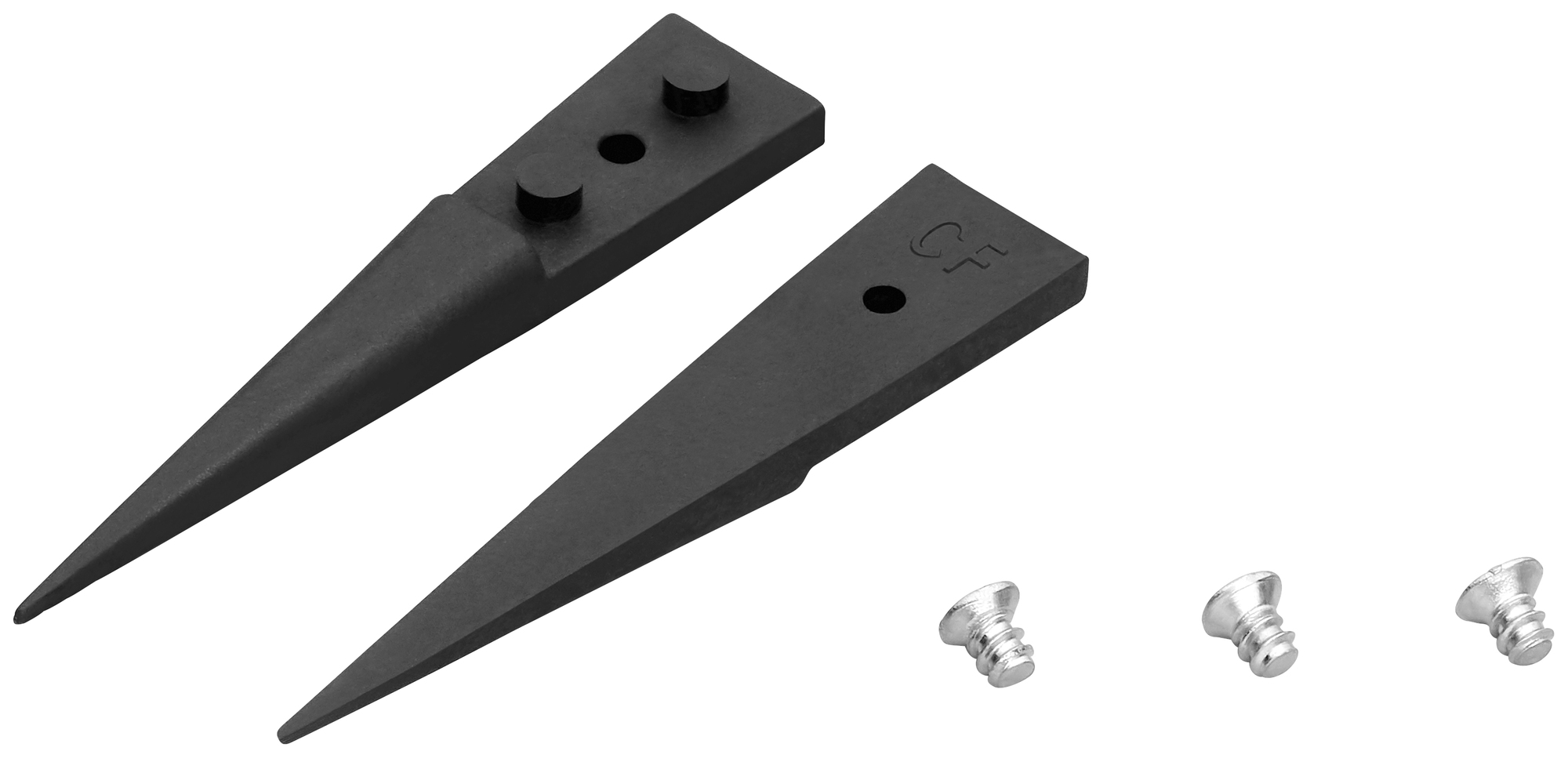 92 89 05 92 89 Anti-Magnetic Smooth Gripping Tweezer with Tips, Straight Pattern, 1-1/2 in L, Matte