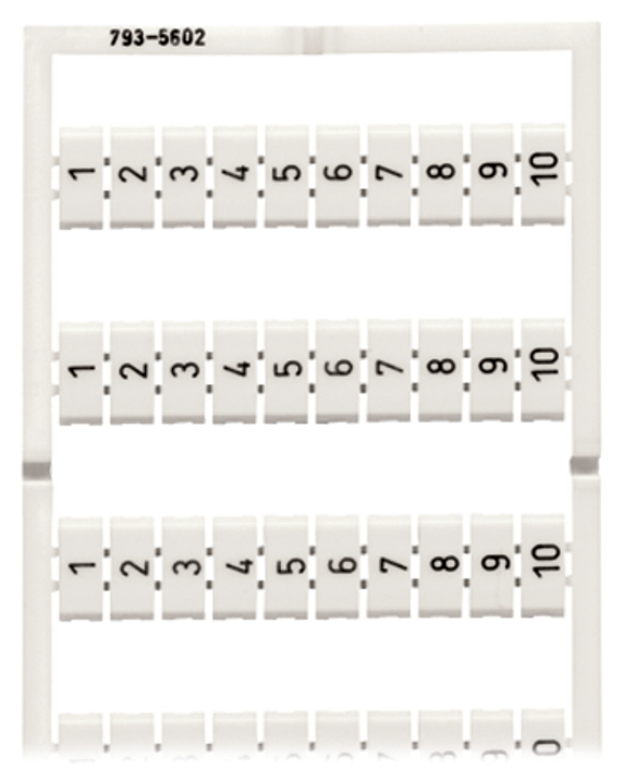 793-5602 WMB Multi Marking System, 5 to 5.2 mm W, Black, White