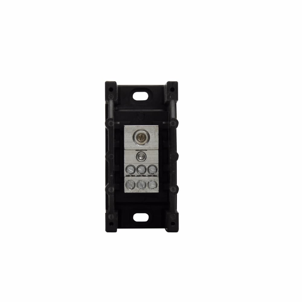PDB321-1 Barrier High SCCR Power Distribution Block, 600 V AC/DC, 175 A, 1 Pole, 8 to 2/0 AWG Cu Line, (6) 14 to 4 AWG Cu Load, 12 to 4 AWG Wire, Aluminum/Phenolic