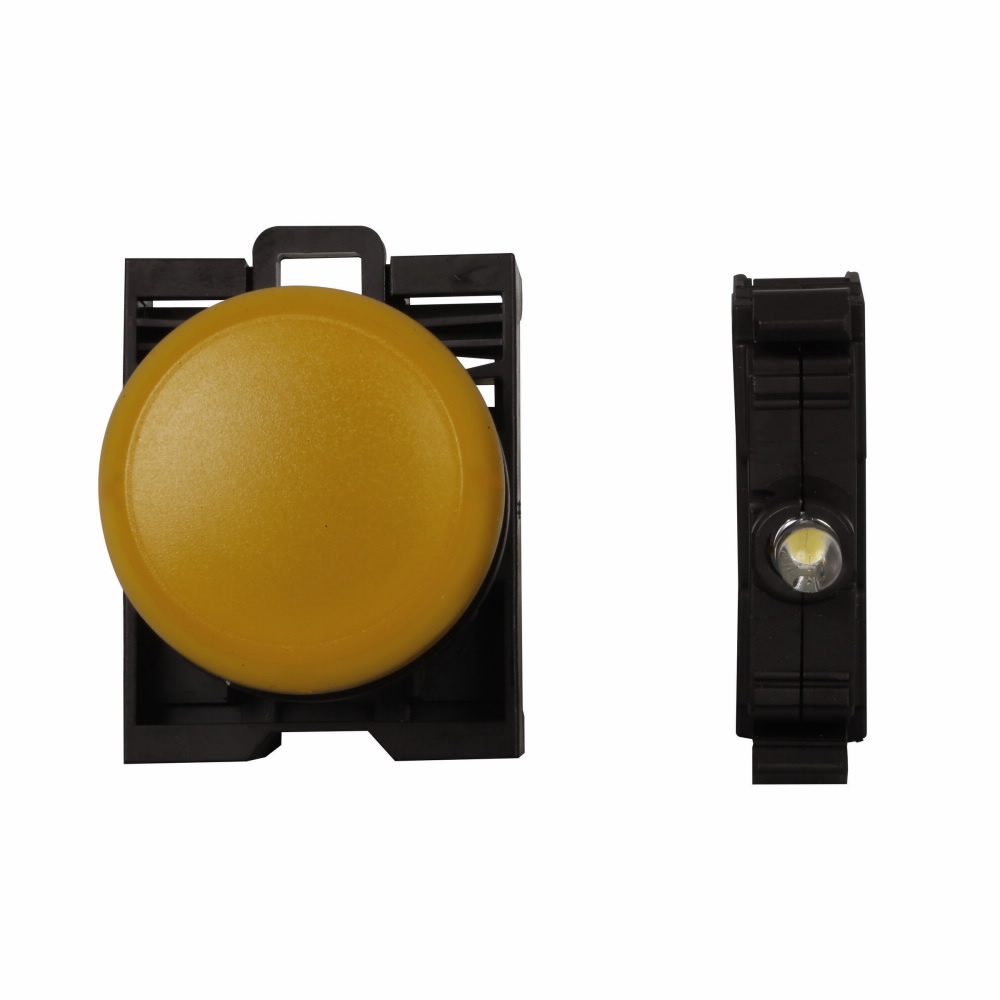 M22-L-Y-W Illuminated Modular Indicating Light With Trip Unit, 12 to 30 V AC/DC