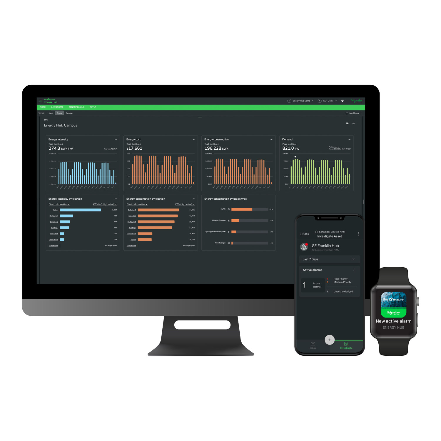 PSWEOADVPLT12A Subscription Software, Title: Subscription to EcoStruxure Energy Hub Advanced