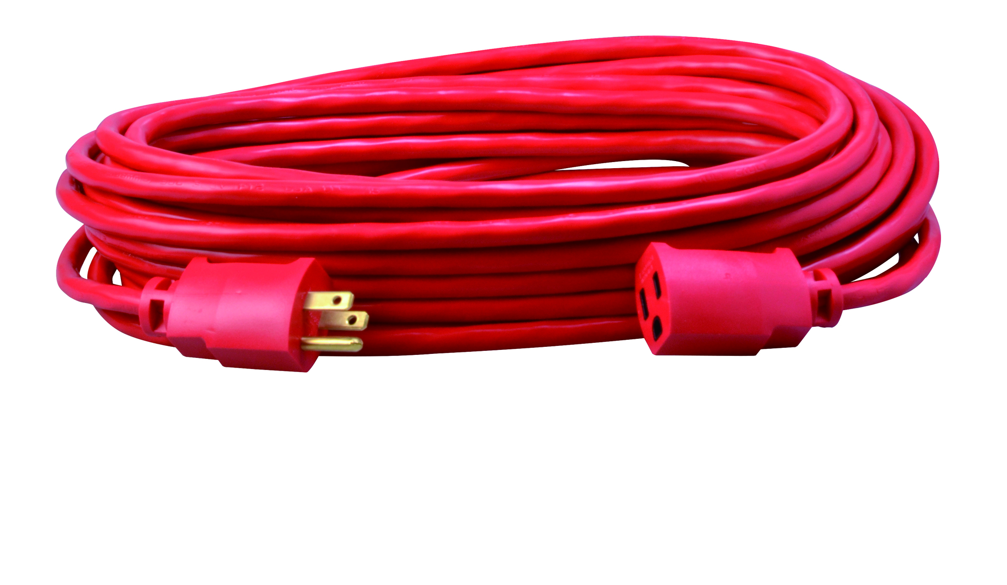 50ft SJTW All-Purpose Extension Cord, 14/3, Red