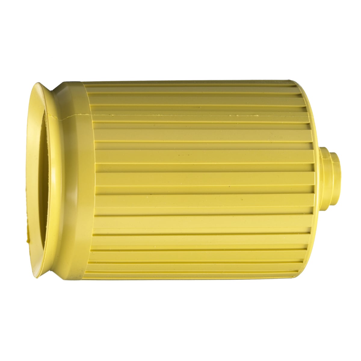 HBL60CM31V Short Standard Weatherproof Molded Device Boot, For Use With Twist-Lock Valise 3-Wire 20/30 A HBL23CM11V/HBL26CM11V Plug, Device Mount, -40 to 75 deg C, IP55, Elastomer, Yellow
