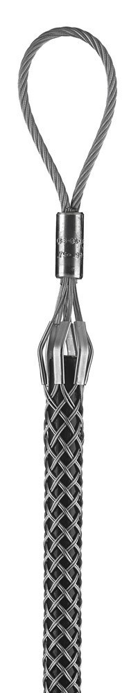 033041083 Standard Type T Short Non-Mounted Pulling Grip, 0.63 to 0.74 in Dia Cable, 24 in L Mesh, 1120 lb Load, Galvanized Steel