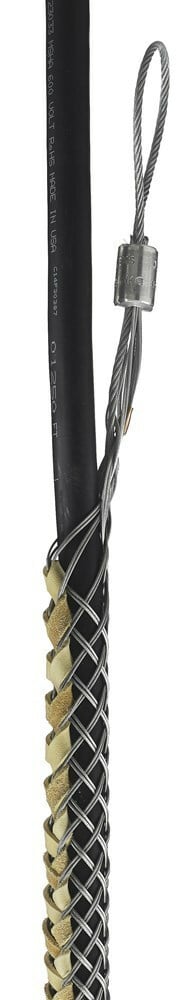 03309006 Standard Duty Non-Mounted Slack Pulling Grip, 1.5 to 1.74 in Dia Cable, 17 in L Mesh, 800 lb Load, Galvanized Steel