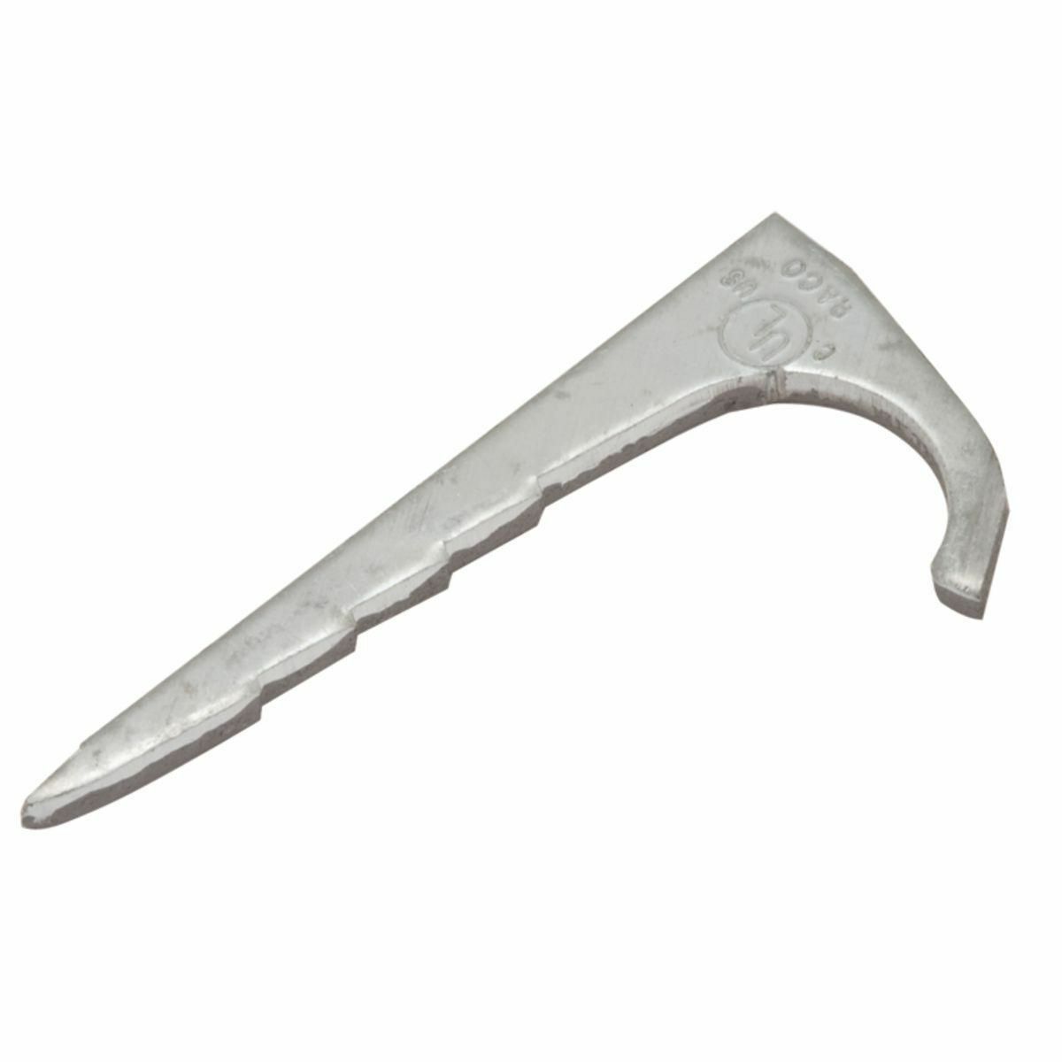 2254 1-Piece Nail Up Strap, 1 in, 3/4 in, Steel, Zinc Plated