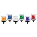 Electraray Hazardous Location Strobe Warning Light, 12-24VDC, Clear - 12-24VDC, 24VDC, 120VAC and 230-240VAC. Six lens colors: Amber, Blue, Clear, Green, Magenta and Red. 10,000 hour, high-intensity strobe tube. 1/2-inch NPT pipe mount. Indoor/outdoor use. Type 4X, IP66 enclosure (Dome up orientation). IP69K compliant. CSA Certified. UL and cUL Listed for Class I, Division 2, Groups A, B, C and D & Class II, Division 2, Groups F and G & Class III.