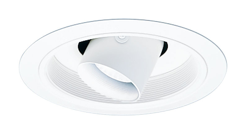 226 WWH Adjustable Baffle Trim, 7-5/8 in OD, Incandescent Lamp, For Use With IC2, TC2, IC22, IC23, APT2 Series Housing