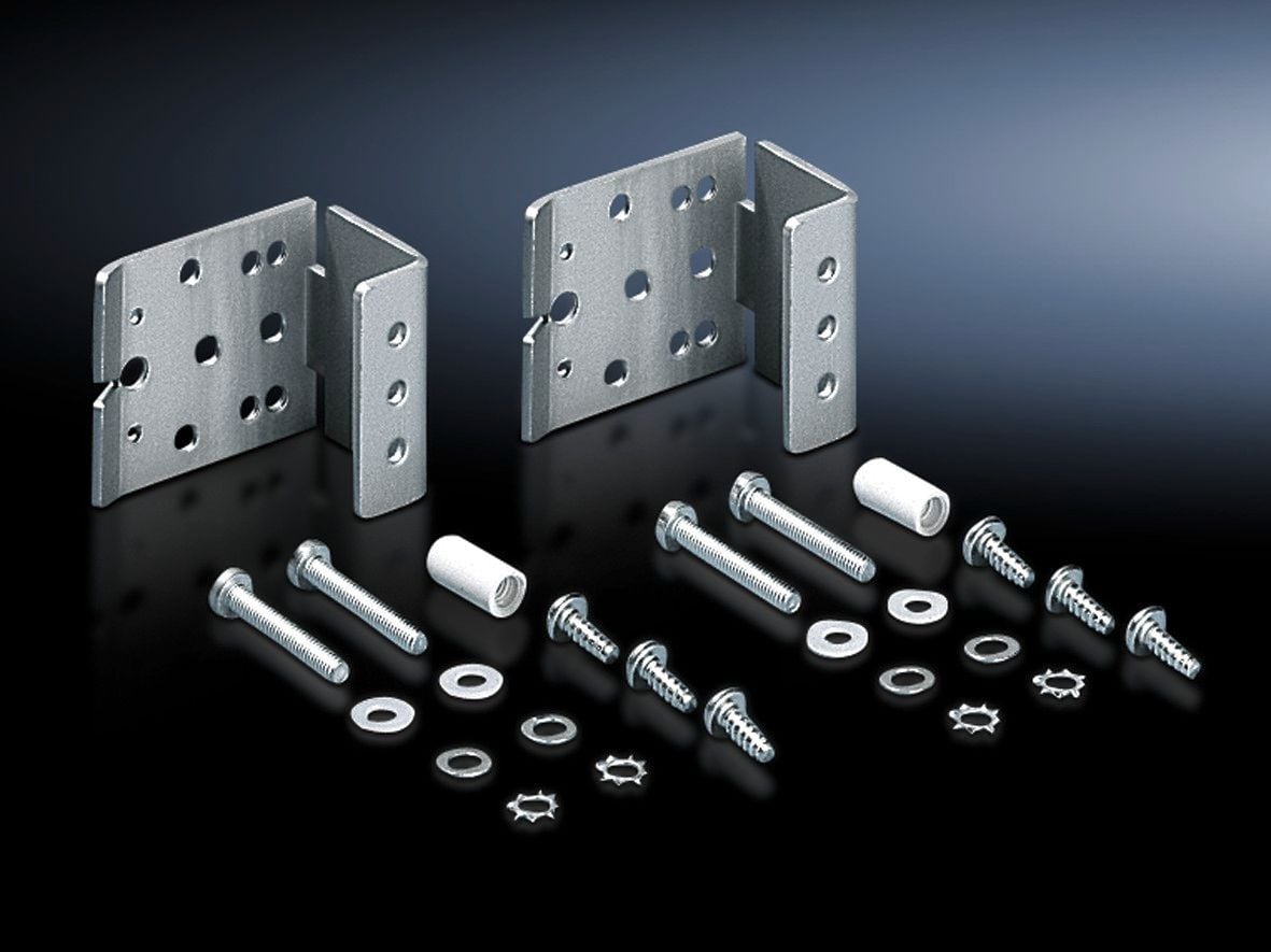 2373000 Universal Bracket, For Use With Enclosure Light, Door Operated Switches, Cable Conduit Holder 2593.000, Cable Conduit Holder 2591.000, Support Rails, Sheet Steel
