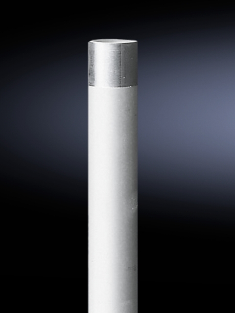 2374000 SG Series Mounting Base With Integral Conduit, 25 mm Dia x 4.3 in L, For Use With LED Compact Modular Signal Pillar Light, Aluminum, Black