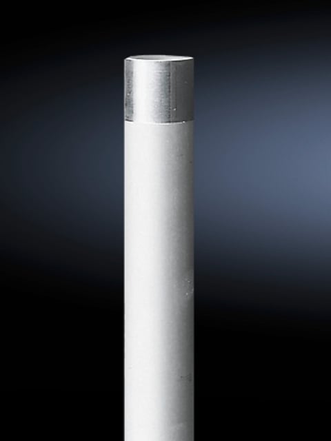 2374030 SG Series Single Mounting Tube, 25 mm Dia x 4.3 in L, For Use With LED Compact Modular Signal Pillar Light, Aluminum, Aluminum