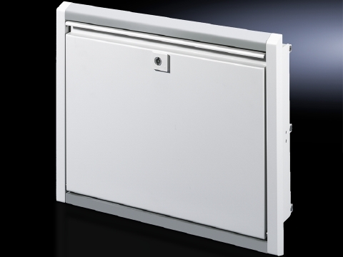 2379800 Fold Out Tray, 355 mm H x 682.6 mm W x 126 mm D, 8U Rack, Aluminum
