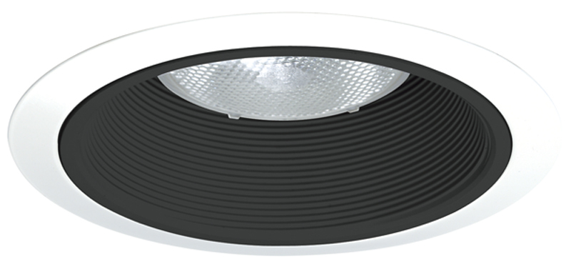 24 BSC 24 Series Downlight Tapered Baffle Trim, 7-5/8 in OD, Incandescent Lamp, For Use With IC2, TC2, IC22, IC22LEDG4, IC22RLEDG4, IC922LWDG4, APT2 Series Housing