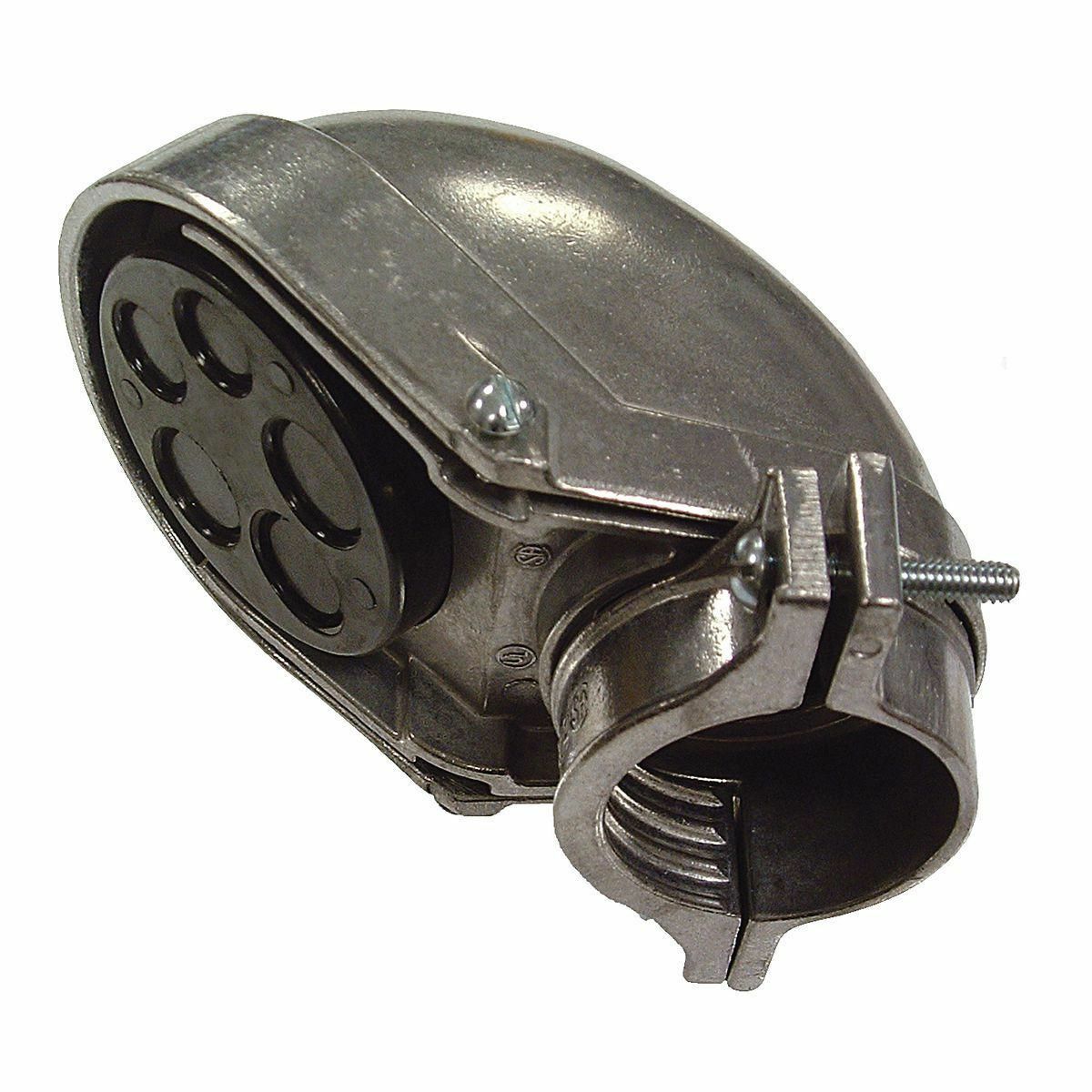 2408 Clamp Service Entrance Head, (6) Holes 1 in Hole, 2 in Trade, Aluminum