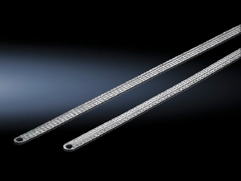 2412325 EMC Braid Ground Strap, 25 sq-mm, Copper, Tin Plated