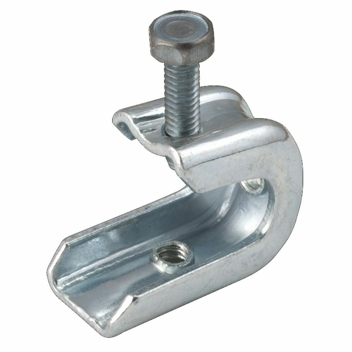 2500 Conduit Beam Clamp, 1 in, For Use With Hanger, Bridle Ring and Drop Rod, Steel, Electro-Plated Zinc