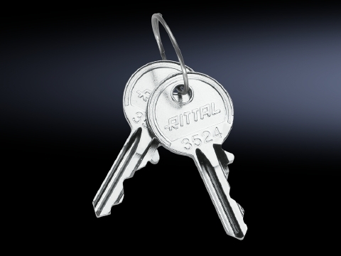 2532000 Triangular Enclosure Key, For Use With SZ Series Enclosure, No. 3524 E Security Lock