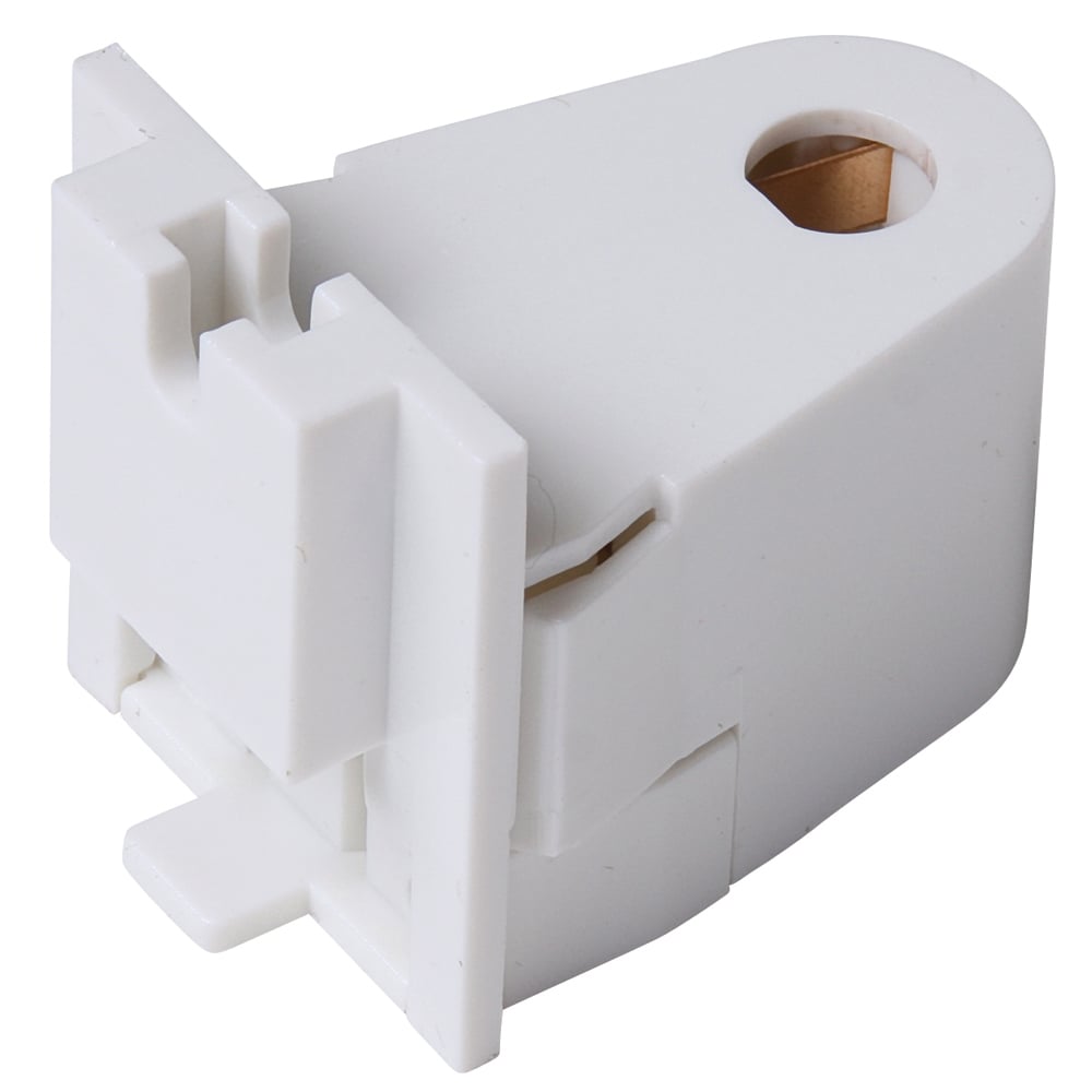 2537 Fluorescent Lampholder, White