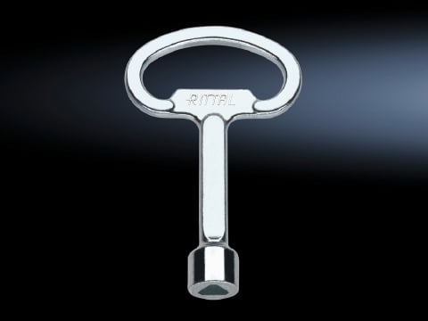 2546000 Standard Square Enclosure Key, For Use With SZ Series Enclosure, Die Cast Zinc