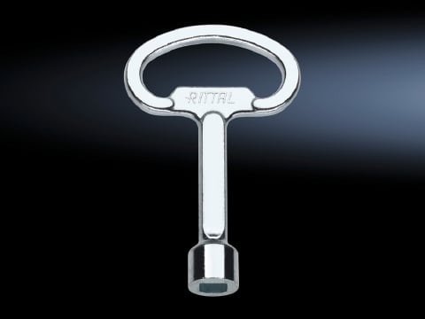 2548000 Standard Square Enclosure Key, For Use With SZ Series Enclosure, Die Cast Zinc