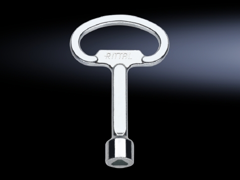 2549000 Square/Triangular Universal Enclosure Key, For Use With SZ Series Enclosure, Plastic