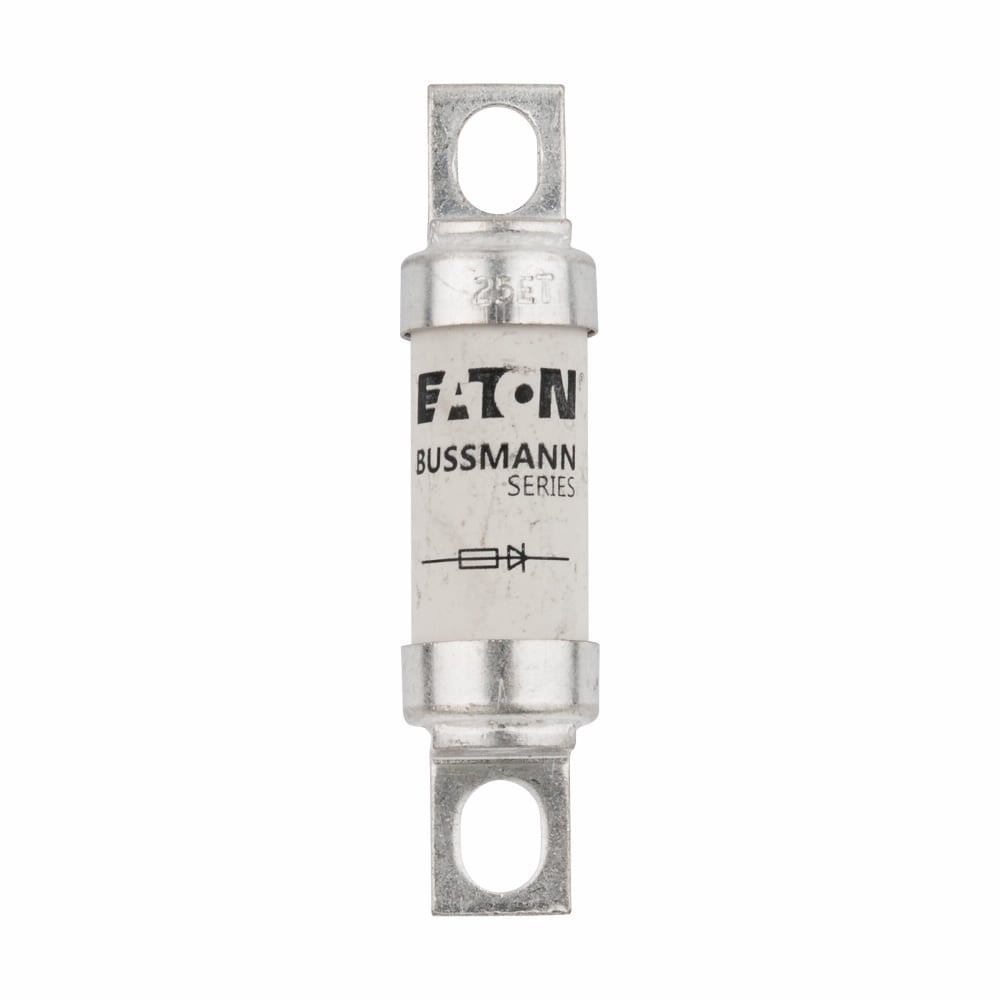 25ET Type ET British BS88 Semi-Conductor High Speed Fuse, 25 A, 690 VAC, 500 VDC, 200 kA Interrupt, Cartridge Body
