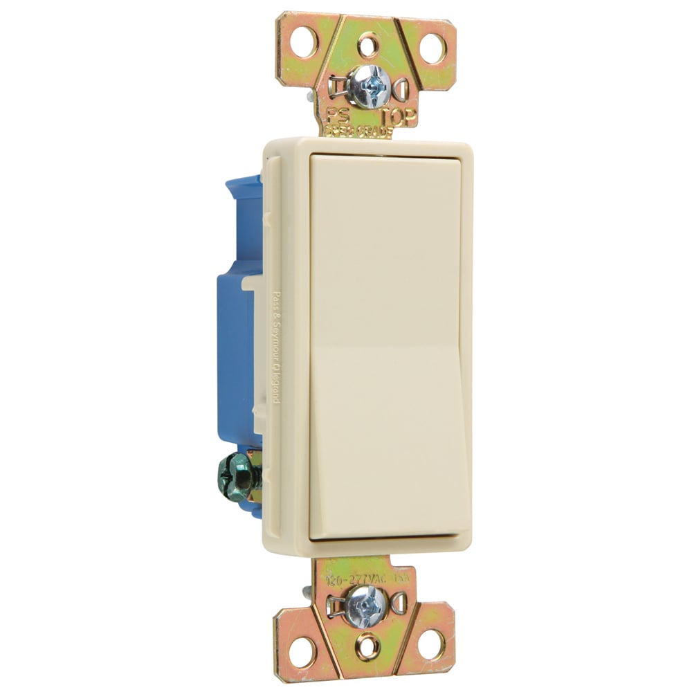 2601I 15 Amp 120V/277V Decorator Switch, Ivory