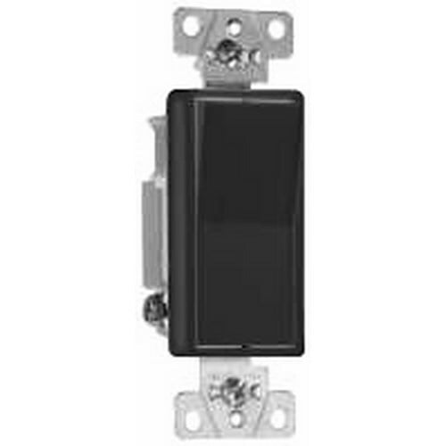 2603BK 15 Amp 347V Decorator Switch, Black