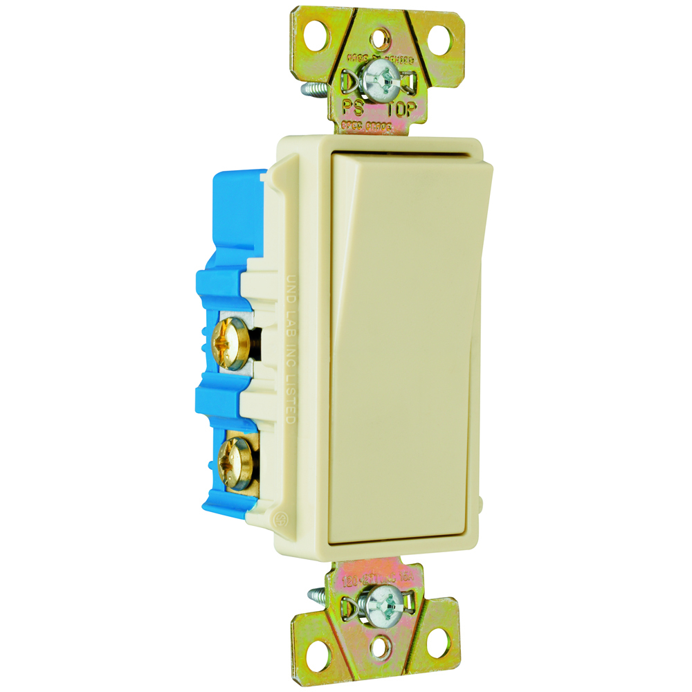 2604I 15 Amp 120V/277V Decorator Switch, Ivory