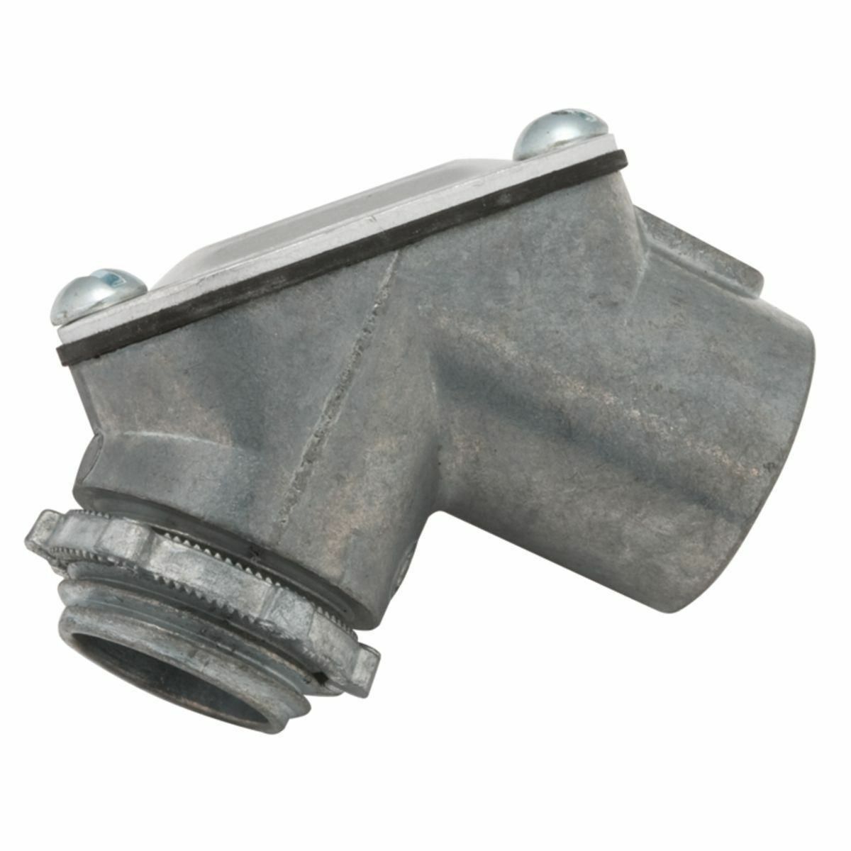 2663 Male to Female Conduit Pull Elbow, 3/4 in Trade, 90 deg, Die Cast Zinc