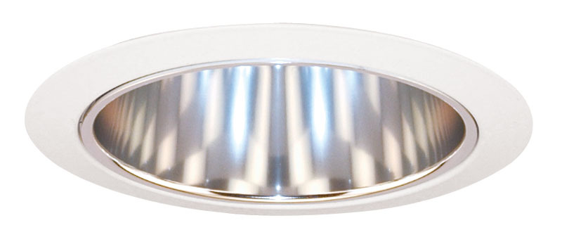 27 CWH 27 Series Downlight Round Tapered Cone Trim, 6 in ID x 7-5/8 in OD, Incandescent Lamp, For Use With IC2, TC2, IC22, IC22LEDG4, IC22RLEDG4, IC922LWDG4, APT2 Series Housing