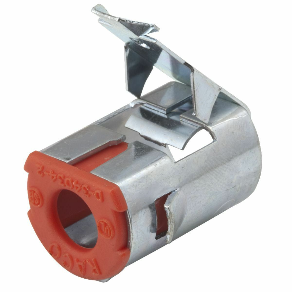 2700AJ Cable Connector, 1/2 in Trade, 3/8 in Cable Openings, Steel, Zinc Plated