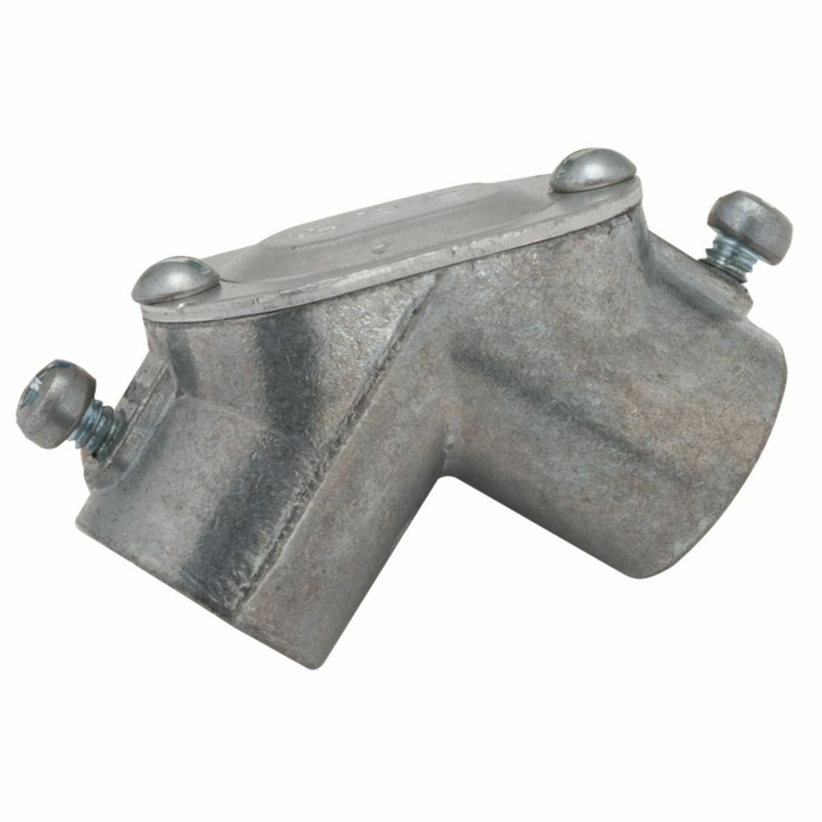 2753 Female to Female Conduit Pull Elbow, 3/4 in Trade, 90 deg, Die Cast Zinc