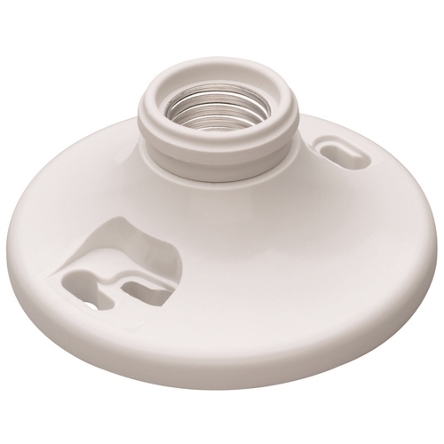 276WH Medium Base Lampholder 4-Terminal 250V, White