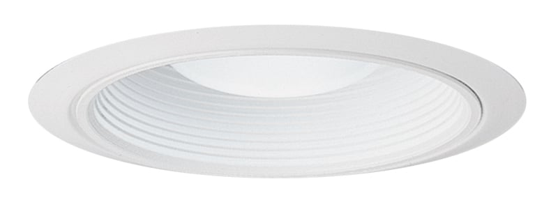 28 WWH 28 Series Downlight Ultra Baffle Trim, 7-5/8 in OD, Incandescent Lamp, For Use With IC2, TC2, IC22, IC23, ICPL, PL613, PL618, ICPL626, PL642, APT2 Series Housing