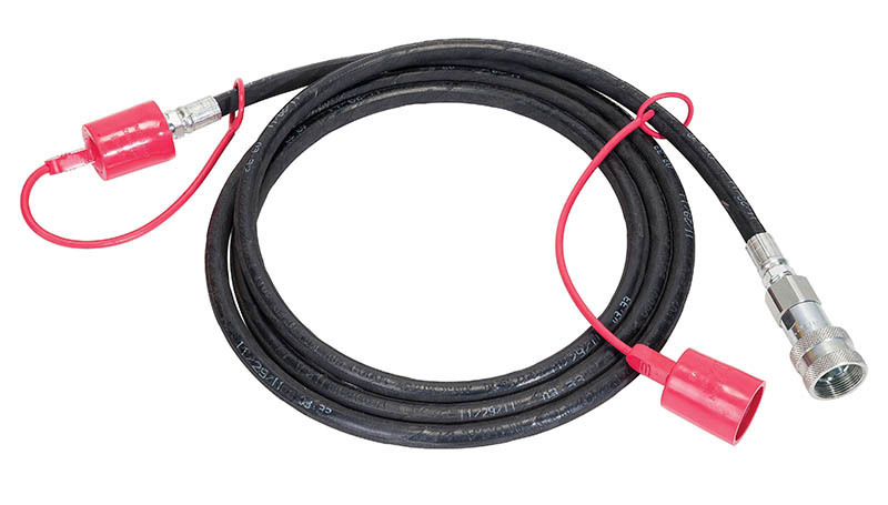 05850 Conductive High Pressure Hose Assembly With Couplers and Dust Caps, For Use With Battery-Powered Hydraulic Pump