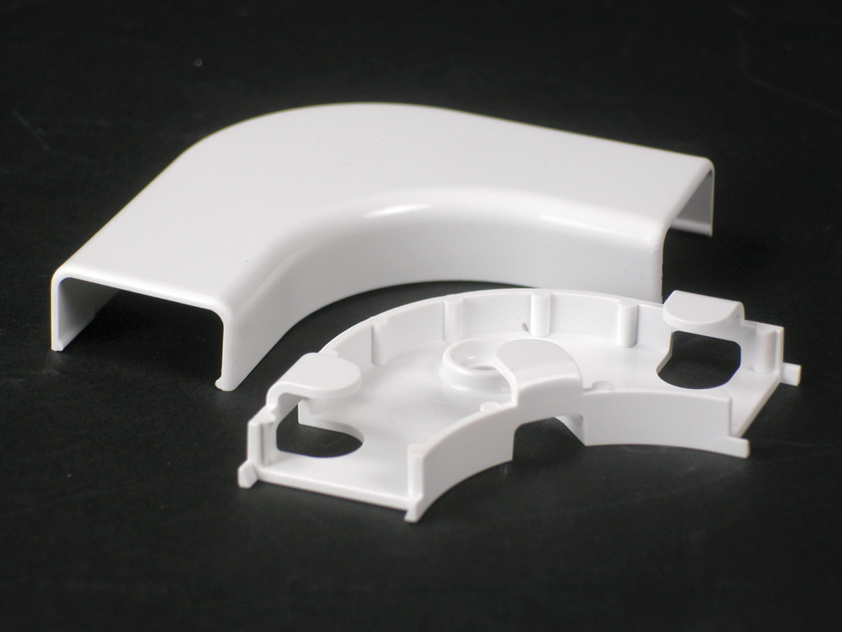 NM FLAT ELBOW FO/CAT5 2800 WHITE