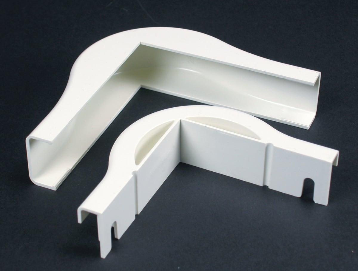 NM EXT. ELBOW FO/CAT5 2800 IVORY