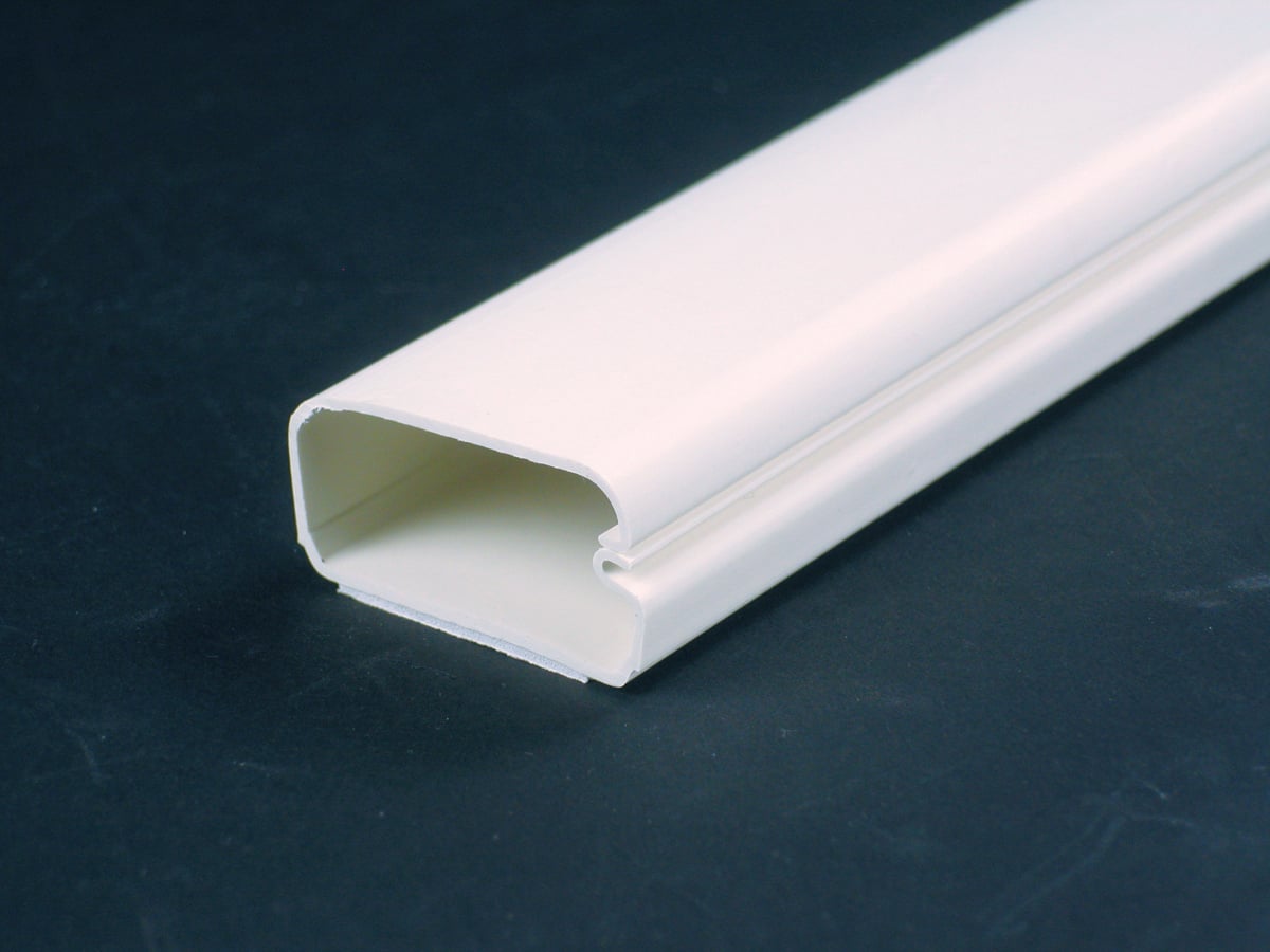 6 Ft Uniduct One-Piece Latching Raceway, White, 2900 Series