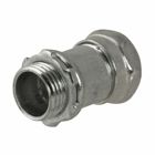 COMPRESSION CONNECTOR, UNINSULATED, STEEL, 1/2 IN. TRADE SIZE