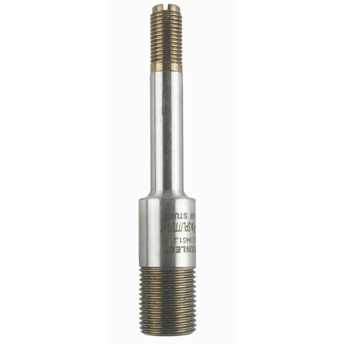 29451 Replacement Draw Stud, Hydraulic Driver, 7/16 in Dia x 4-1/4 in L, Stainless Steel, For Use With Slug-Splitter SC Knockout Punch, Hydraulic Driver