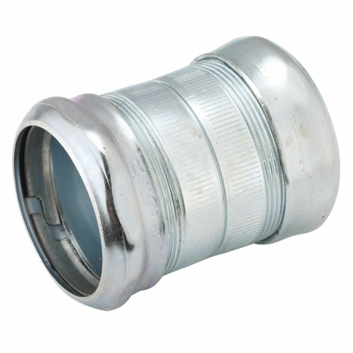 2954 Compression Conduit Coupling, 3-1/2 in, For Use With EMT Conduit, Steel, Electro-Plated Zinc